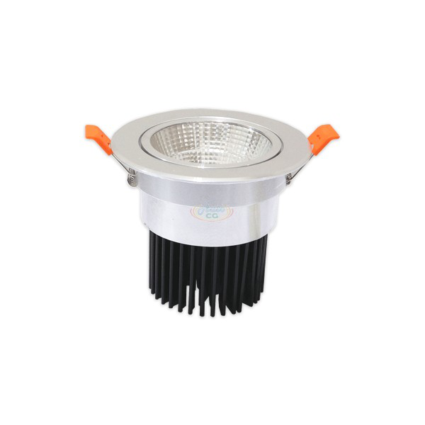 10W/12W 3.5吋 COB LED投射崁燈，9.5cm嵌入孔，燈頭可調整角度