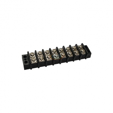 CB4-10A Double Row Barrier Strips, 9.5mm pitch, 10A 300VAC, Accepts Wire Range: 12~18 AWG, 2 to 28-Pole double row panel mount terminal blocks.